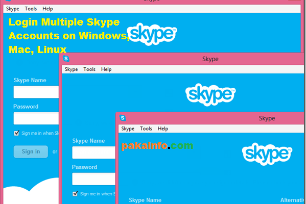 skype account login