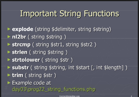 php crop string